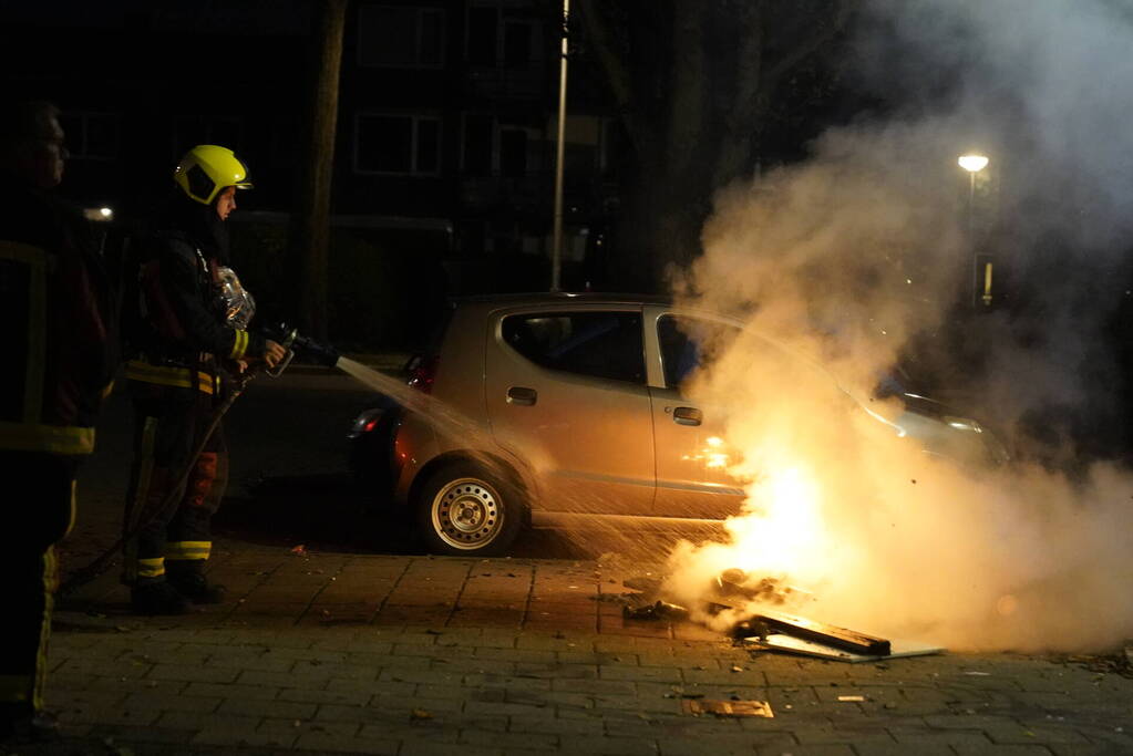 Afvalbrand snel onder controle