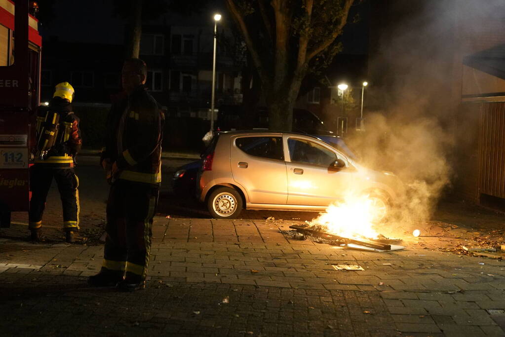 Afvalbrand snel onder controle