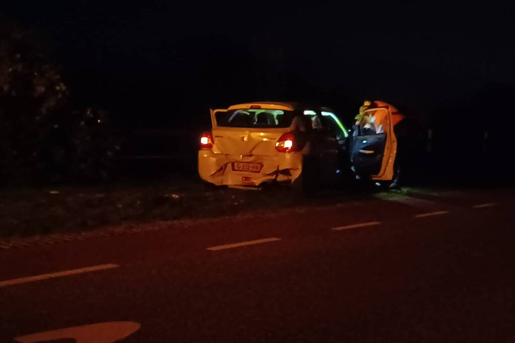 Veel schade bij kop-staart botsing