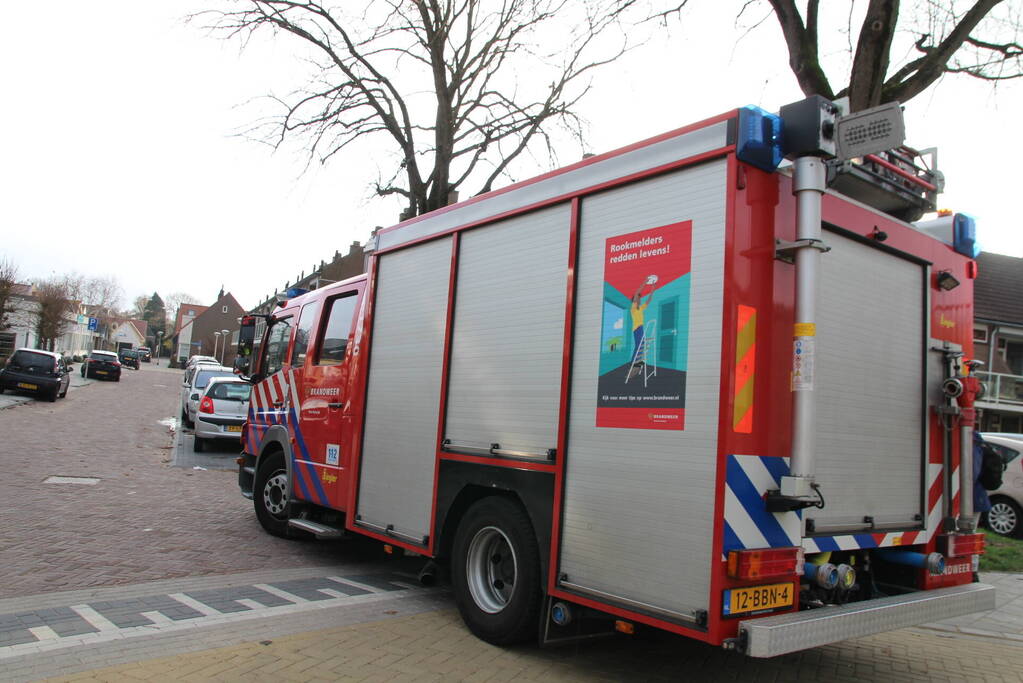 Brandweer ingezet bij waterlekkage in fietsenstalling