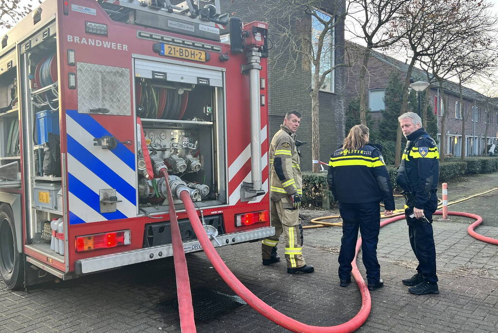 Brand vermoedelijk veroorzaakt door explosie