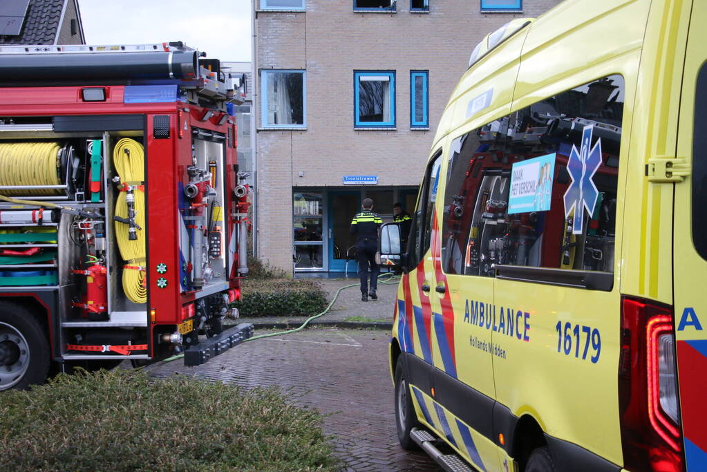 Appartementencomplex ontruimd door brand in wasmachine