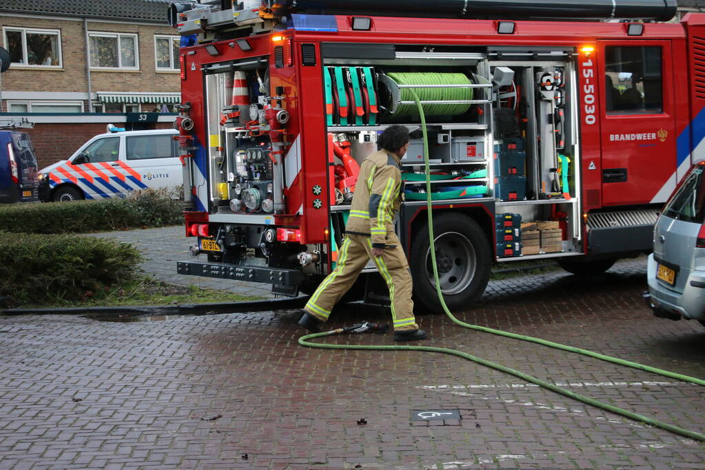 Appartementencomplex ontruimd door brand in wasmachine