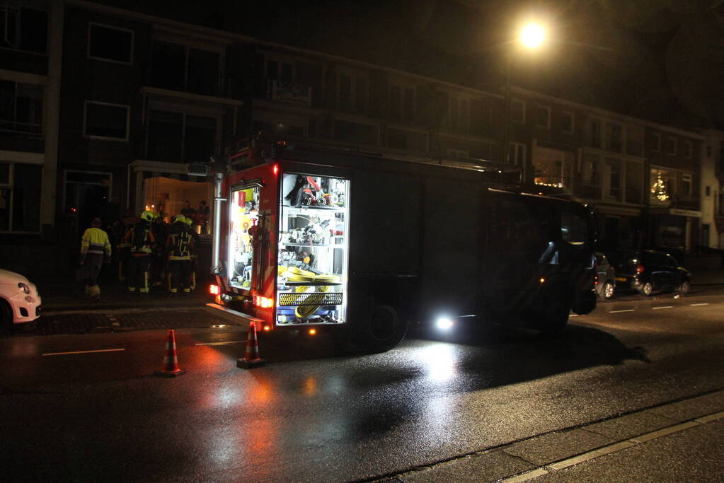 Brandweer ingezet na open laten gaskraan