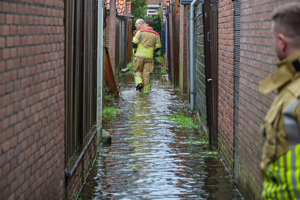 Flinke water overlast door regenbui