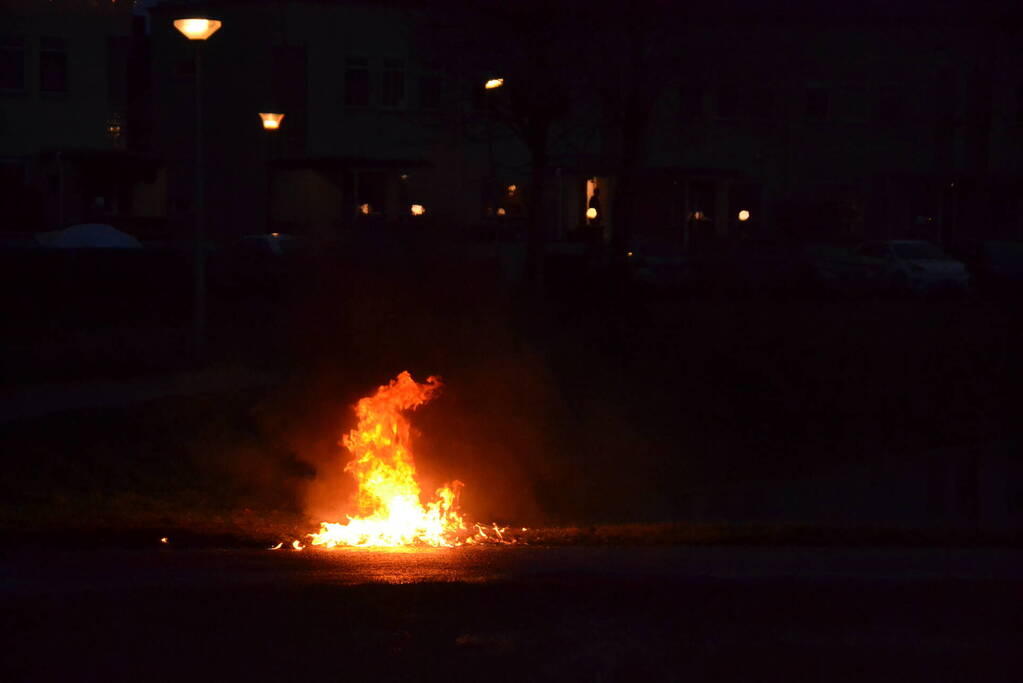 Brandweer ingezet voor kleine buitenbrand