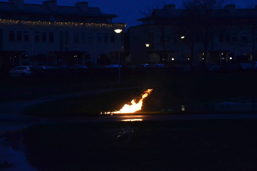 Brandweer ingezet voor kleine buitenbrand