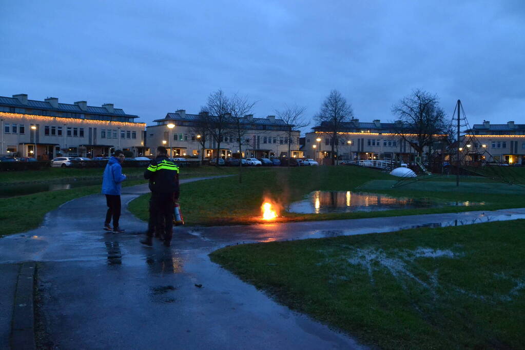 Brandweer ingezet voor kleine buitenbrand