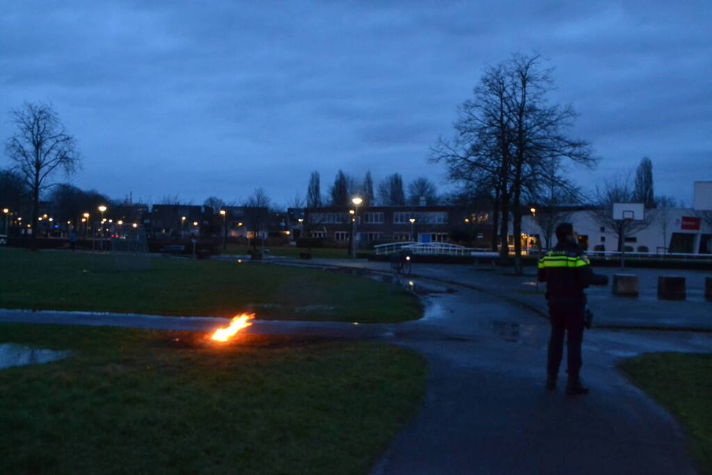 Brandweer ingezet voor kleine buitenbrand