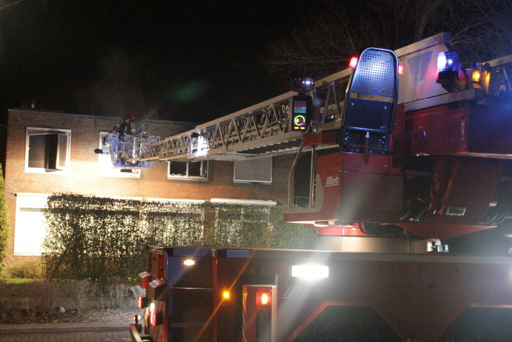 Forse brand in woning