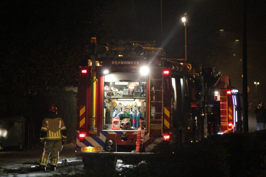 Brand in vrijstaande woning