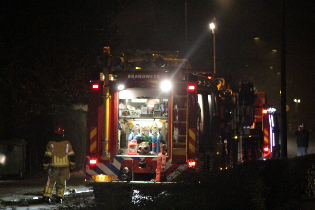 Brand in vrijstaande woning