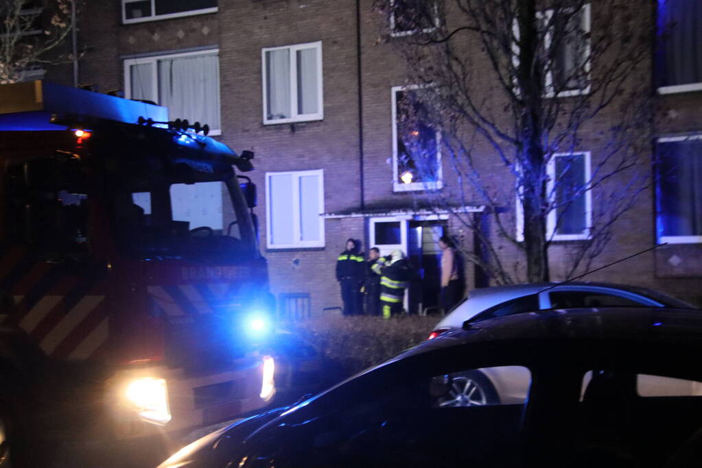 Flatgebouw zonder stroom door wateroverlast