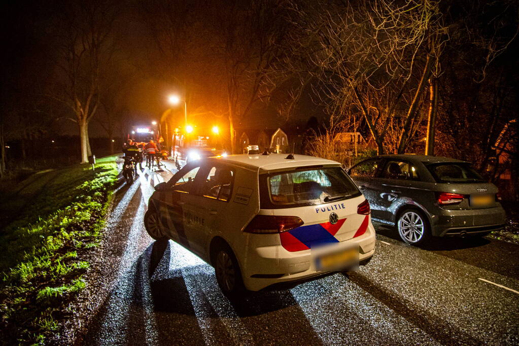 Voetganger raakt gewond bij botsing met brommerrijder