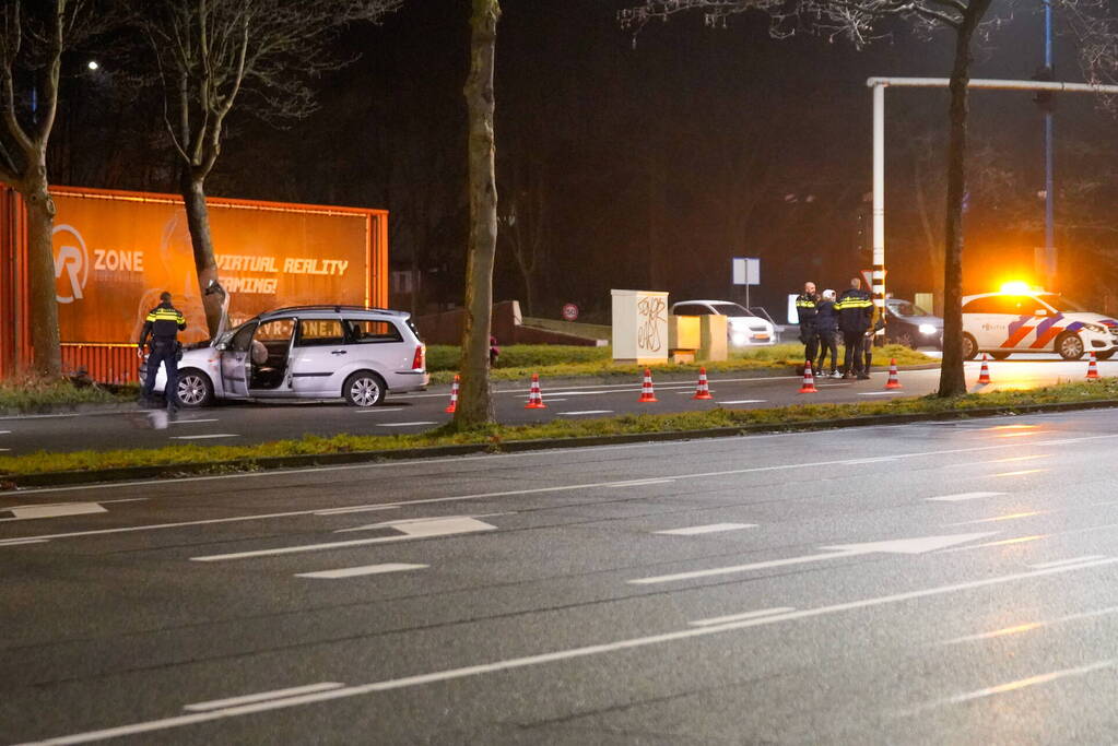 Eenzijdig ongeval tegen boom