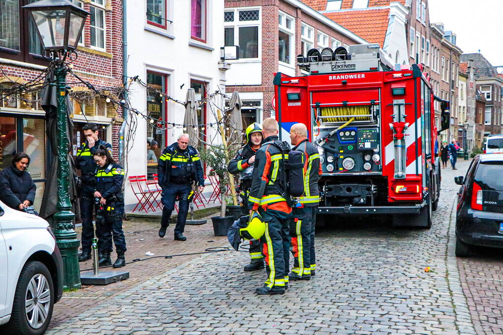 Brand op toilet snel geblust