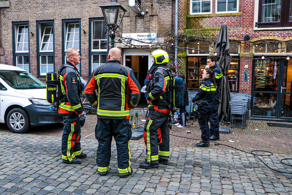 Brand op toilet snel geblust