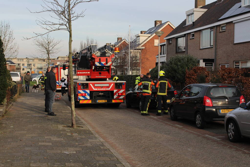 Schoorsteenbrand snel gedoofd