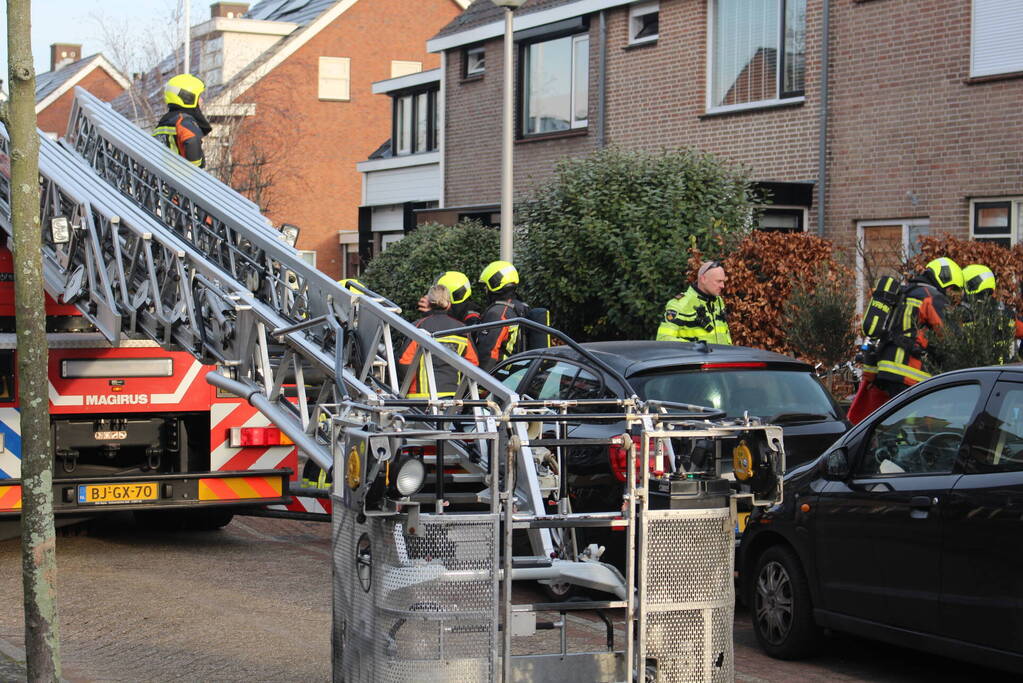 Schoorsteenbrand snel gedoofd