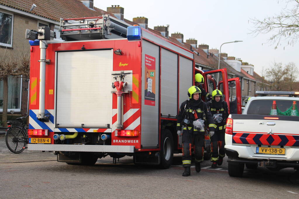 Schoorsteenbrand snel gedoofd