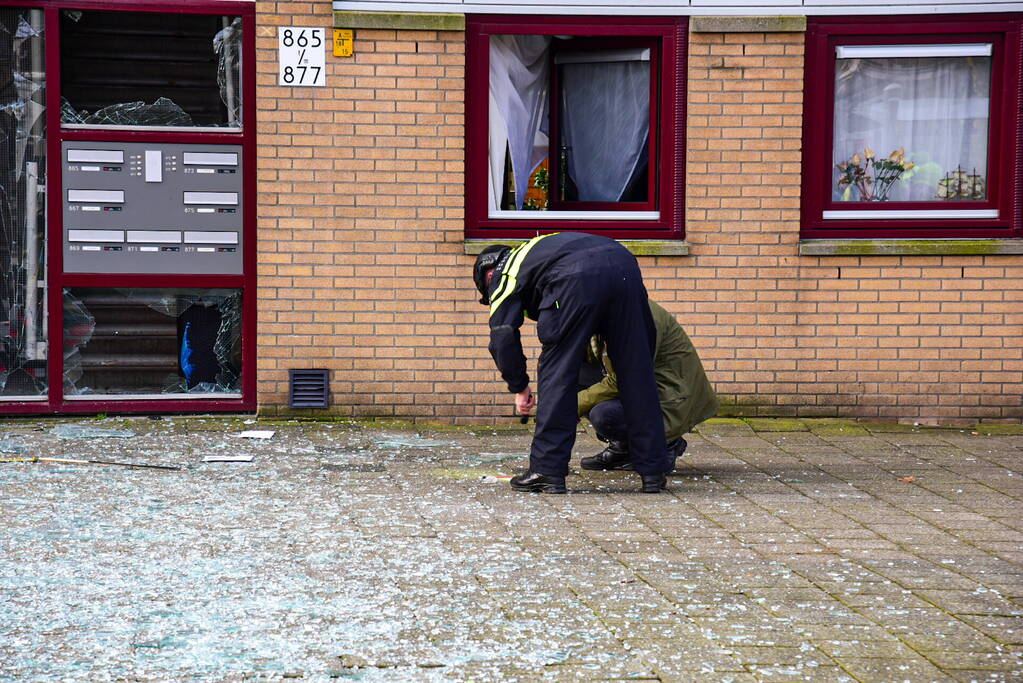 Woningen ontruimd na explosie