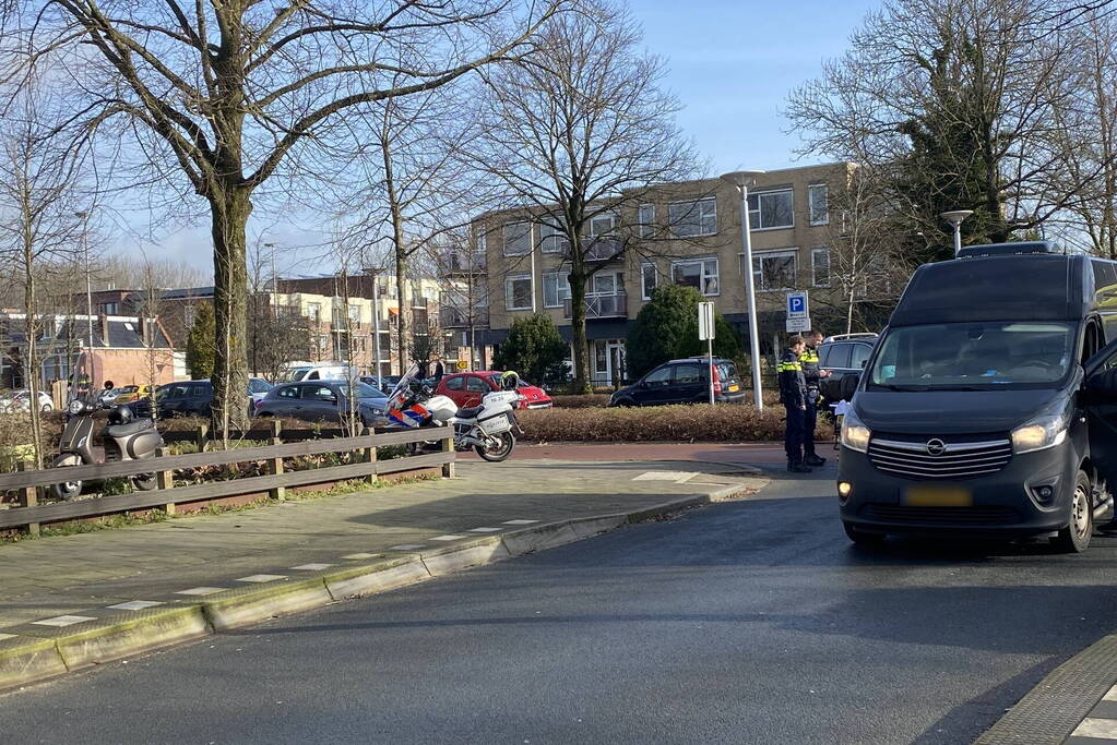 Scooterrijder gewond bij aanrijding