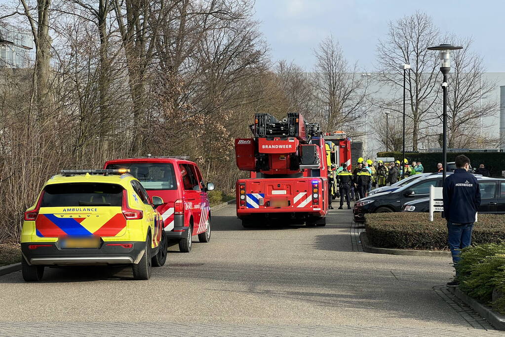 Bedrijf ontruimd na incident met gevaarlijke stof