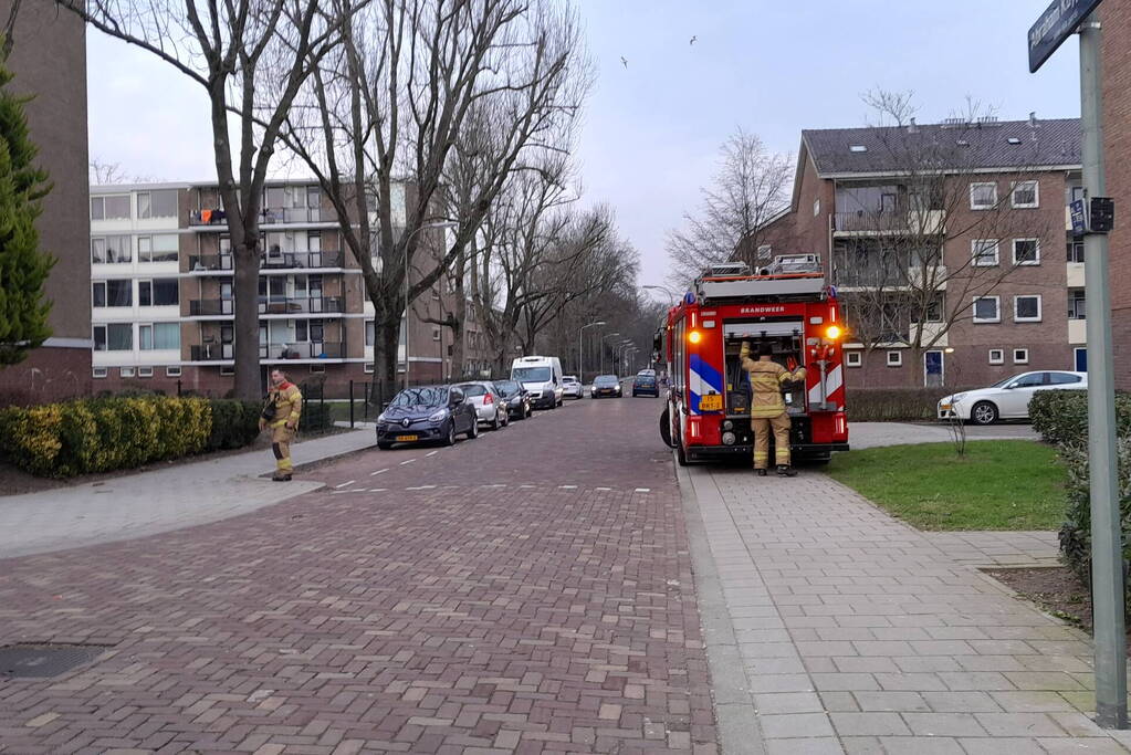 Traumateam assisteert bij incident in woning