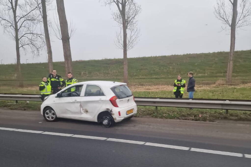 Flinke vertraging door verkeersongeval