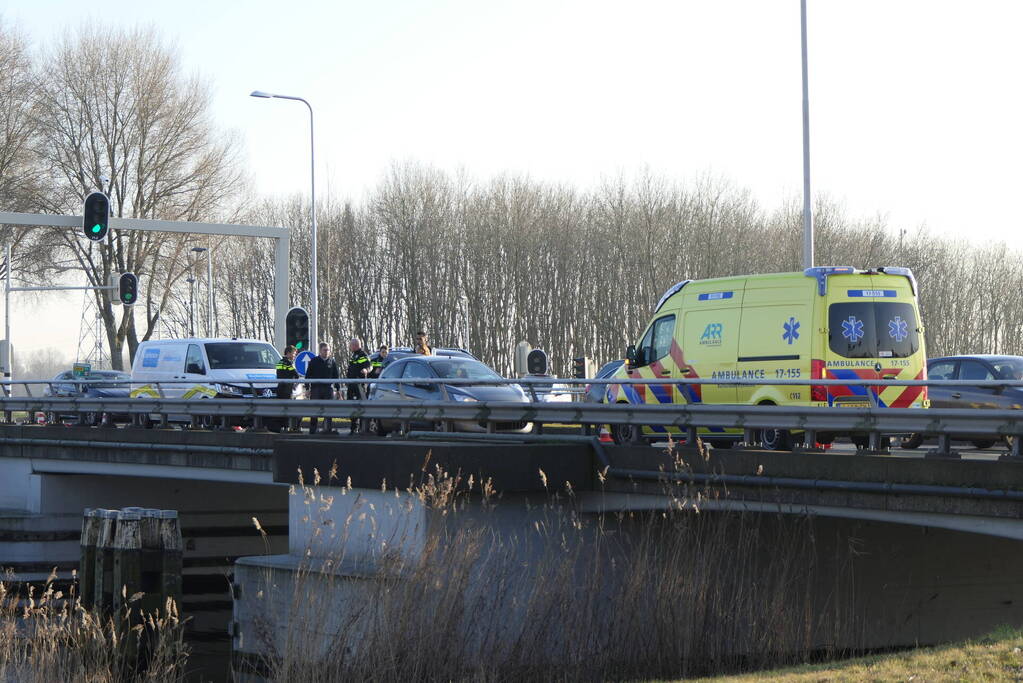 Een gewonde bij verkeersongeval