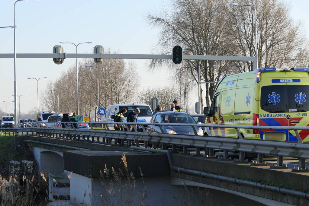 Een gewonde bij verkeersongeval