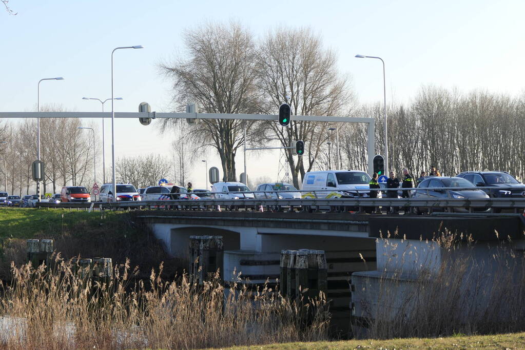 Een gewonde bij verkeersongeval