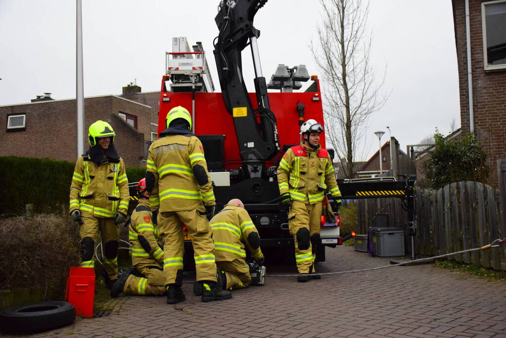 Albert Heijn bezorgdienst laat carport instorten