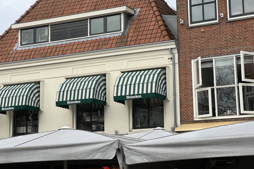 Brand in meterkast van restaurant