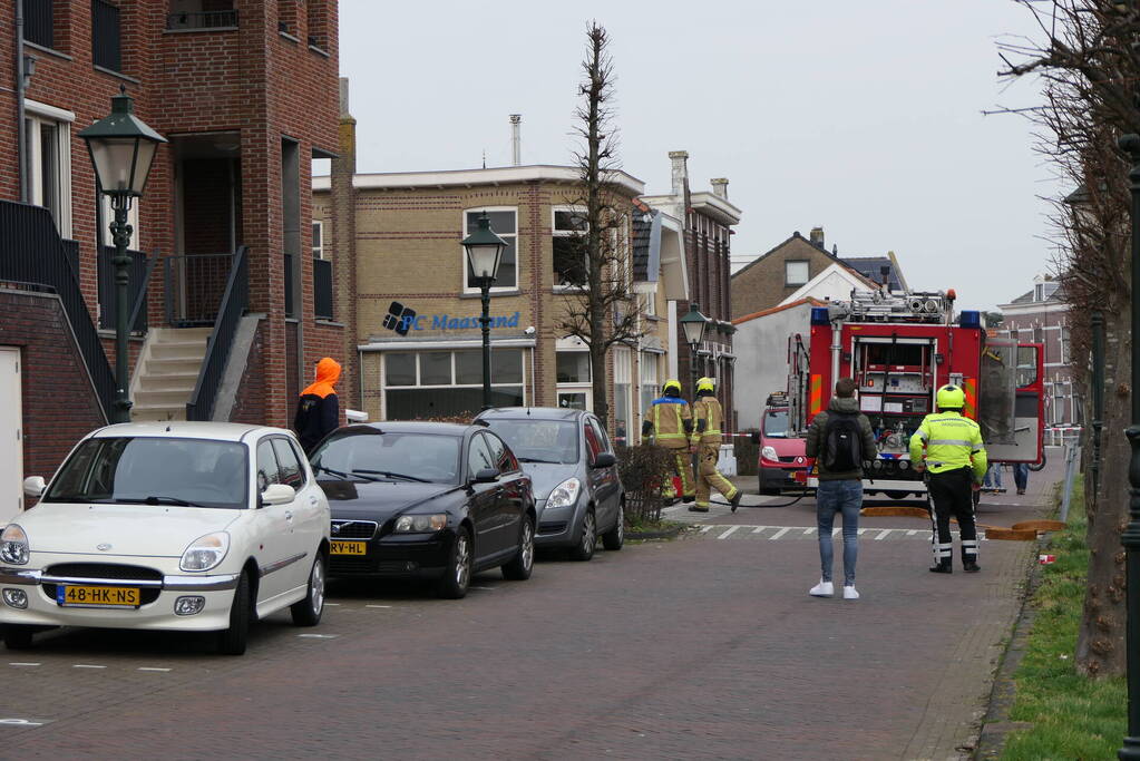 Straat afgezet vanwege gaslekkage