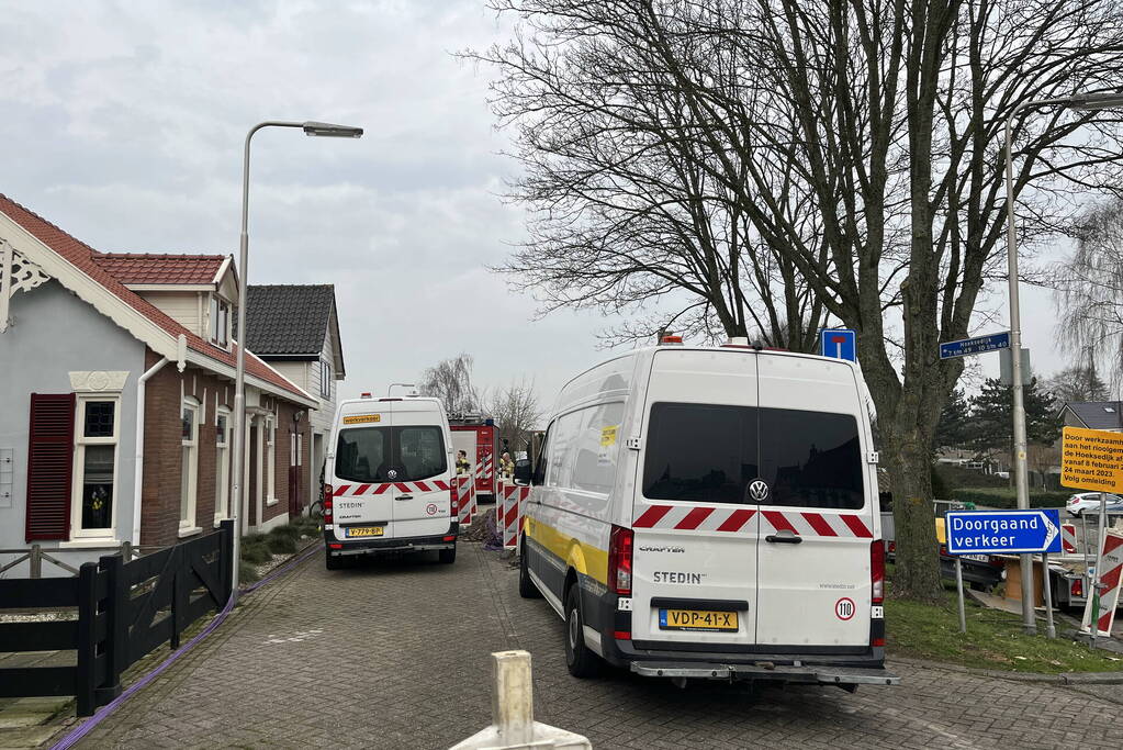 Brandweer controleert woningen na gaslekkage