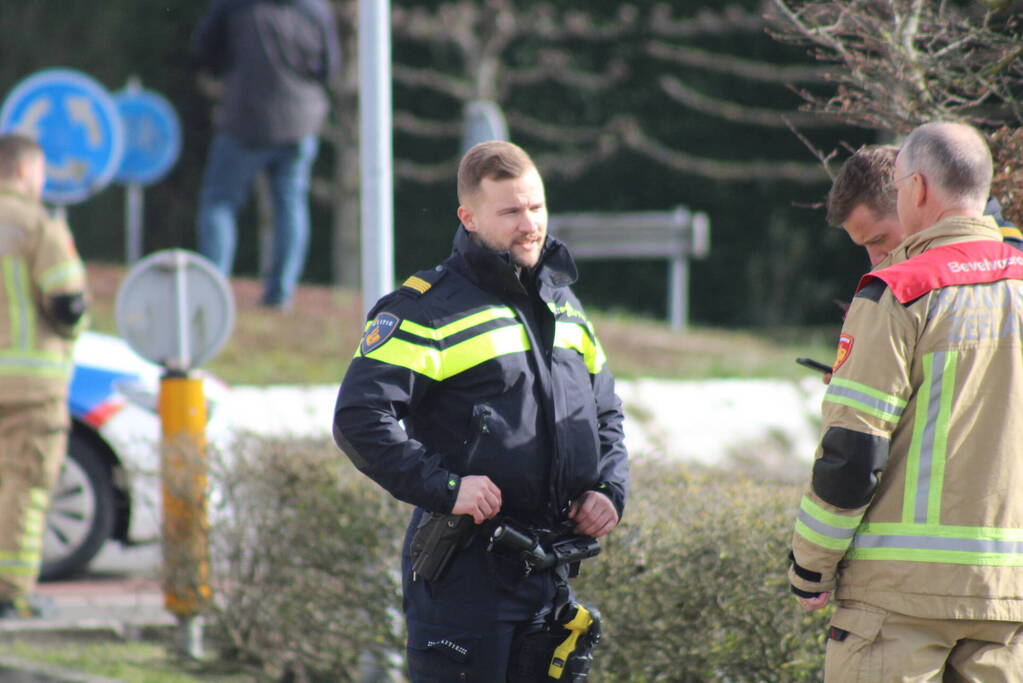 Gasleiding geraakt bij graafwerkzaamheden