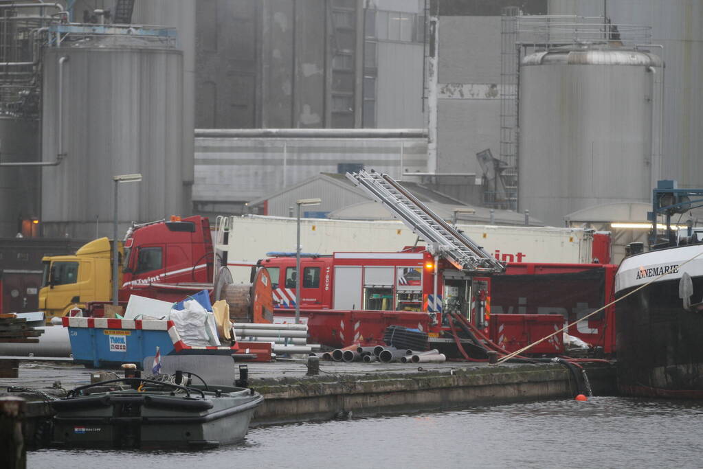 Brand uitgebroken bij Tate Lyle