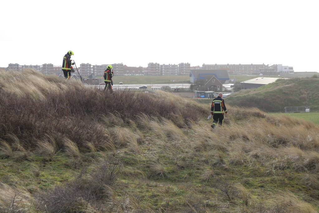 Jongens thuis gebracht na brand in duinen