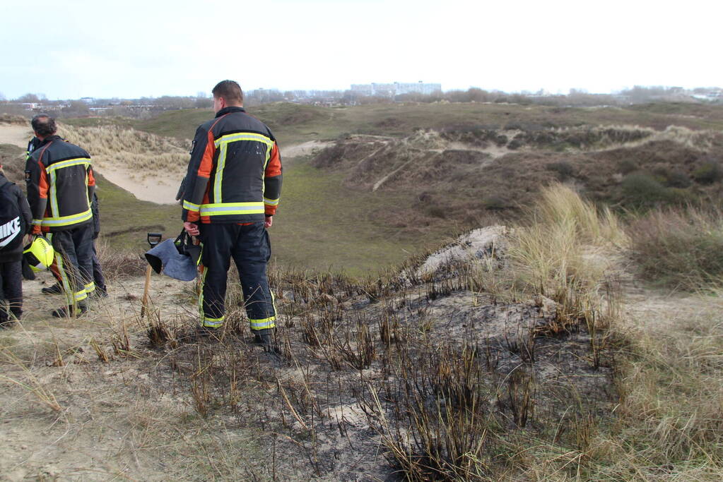 Jongens thuis gebracht na brand in duinen