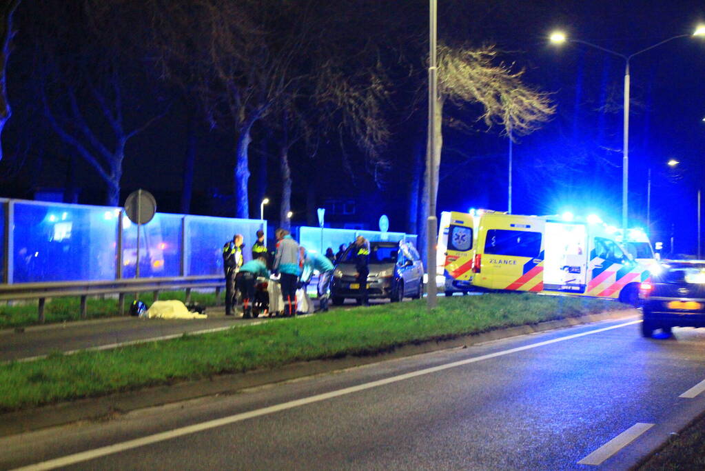 Ernstig ongeval tussen personenauto en voetganger