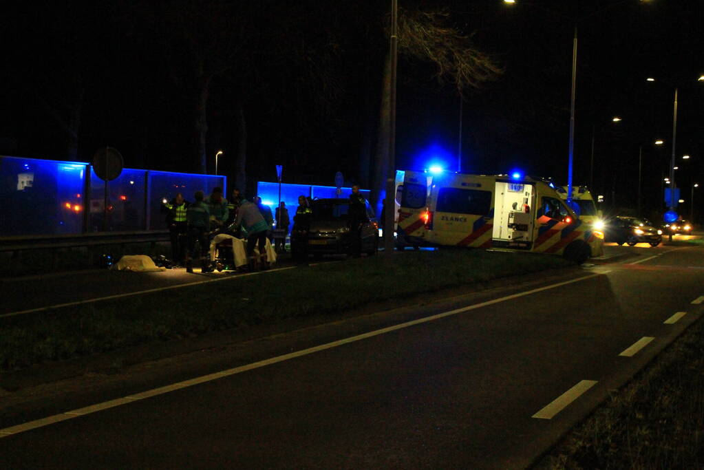 Ernstig ongeval tussen personenauto en voetganger