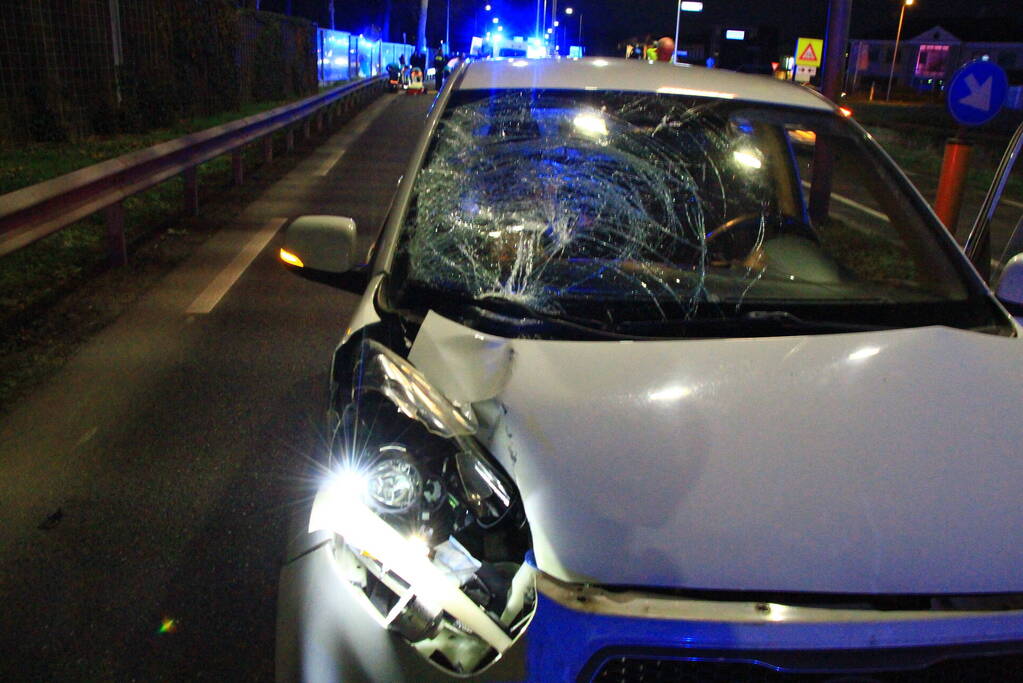 Ernstig ongeval tussen personenauto en voetganger