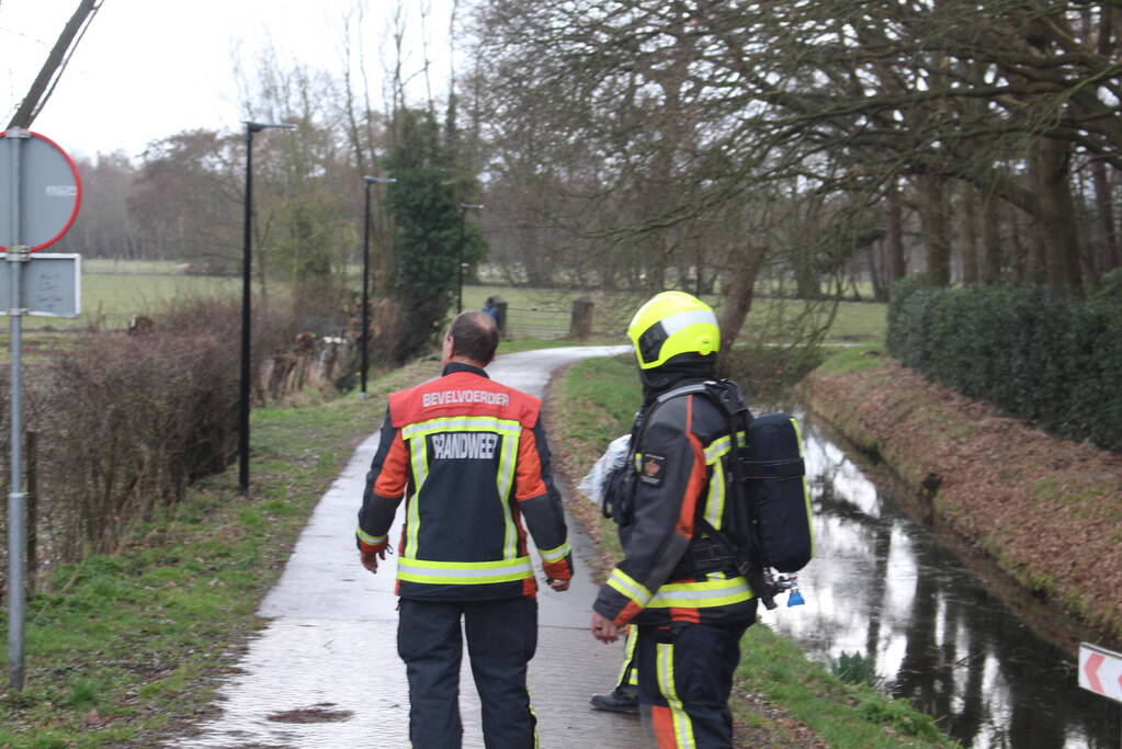 Brand in bosschage door koperverbranding