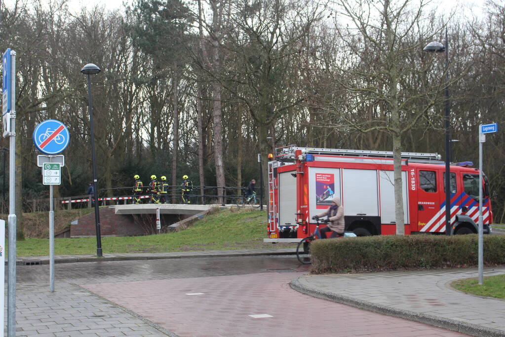 Brand in bosschage door koperverbranding