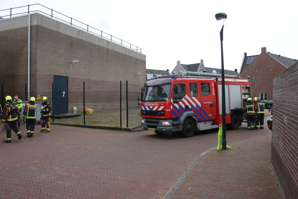 Kantoorpand geventileerd na brand