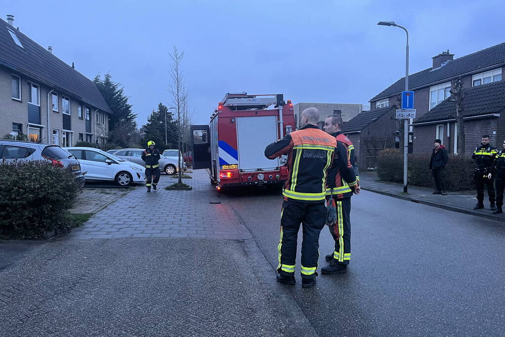 Brandweer ingezet voor vlam in de pan