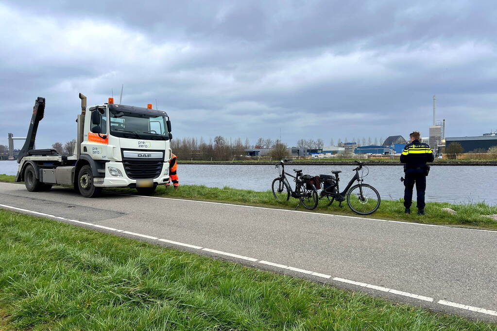 Fietser gewond bij aanrijding met vrachtwagen