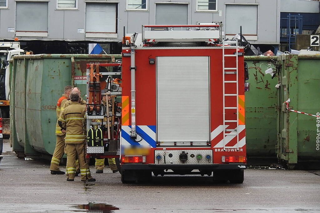 Persoon gewond bij incident met container