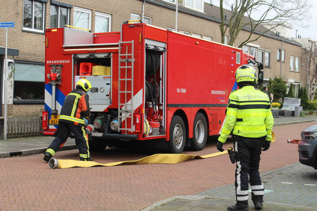 Veel rookontwikkeling bij hevige woningbrand